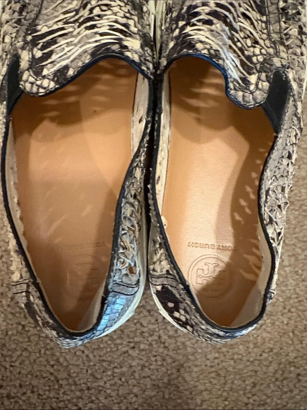 Tory Burch Huarache Snakeskin sneakers